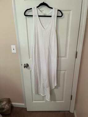 Z Supply White Ribbed Neck Tee